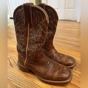 Justin Boots Brown Western Cowboy Boots